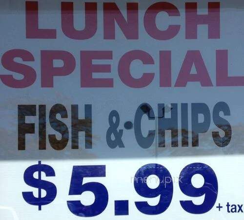 Milton Fish and Chips - Milton, ON menu_pic