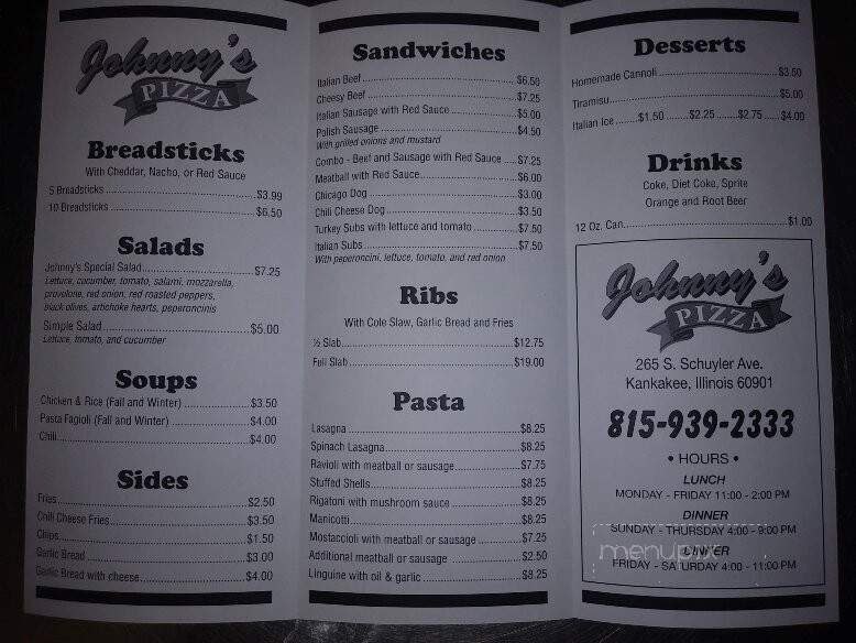 Johnny's Pizza - Kankakee, IL