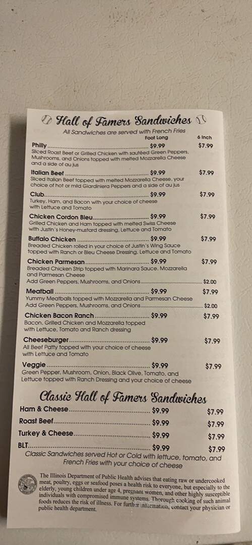 JW's 3rd Base - Rock Falls, IL menu_pic