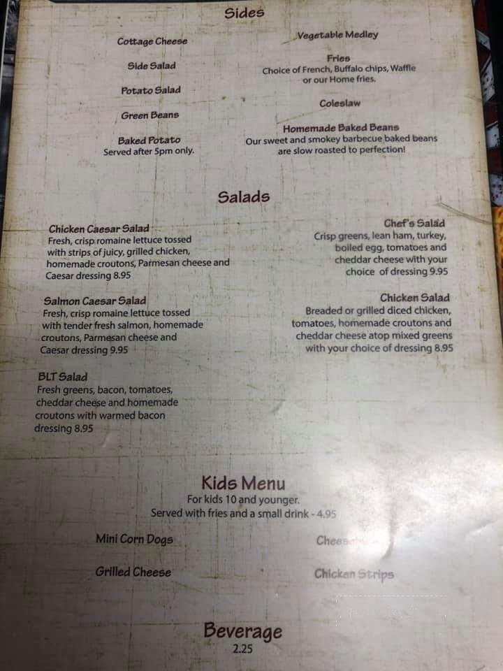 Billie Jo's - Algona, IA menu_pic