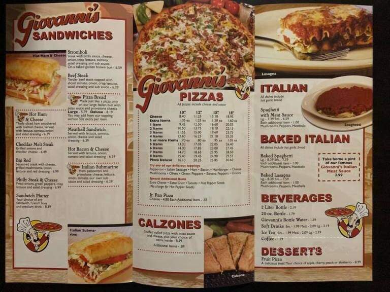 Giovanni's Pizza - Grayson, KY