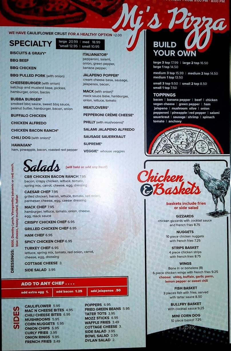 Martha Jo's - Curtis, NE menu_pic