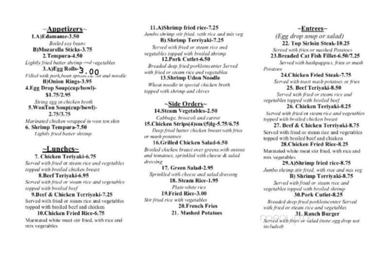 Hugh Kitchen - El Reno, OK menu_pic