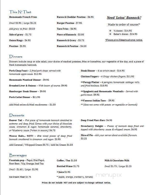 5th Street Diner - Fitchburg, MA menu_pic