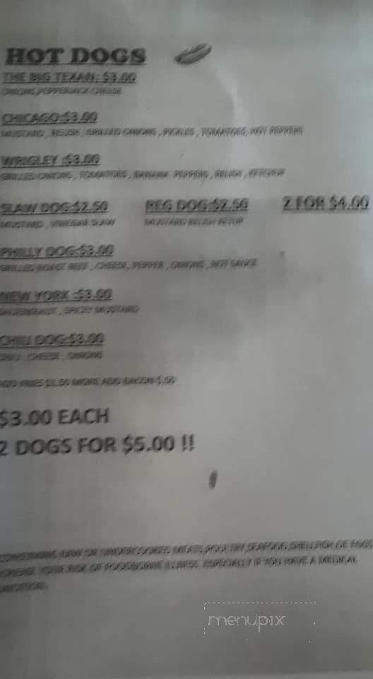 Stewart's Coffee Corner - Lexington, TN menu_pic