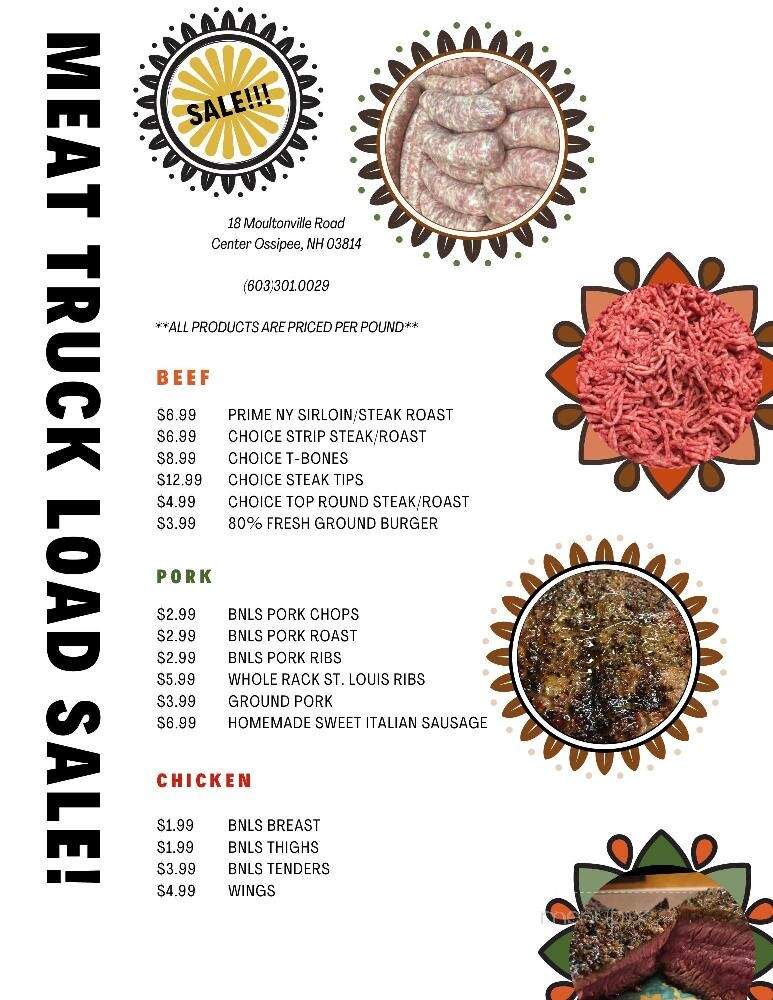Smoking Guns BBQ - Ossipee, NH menu_pic
