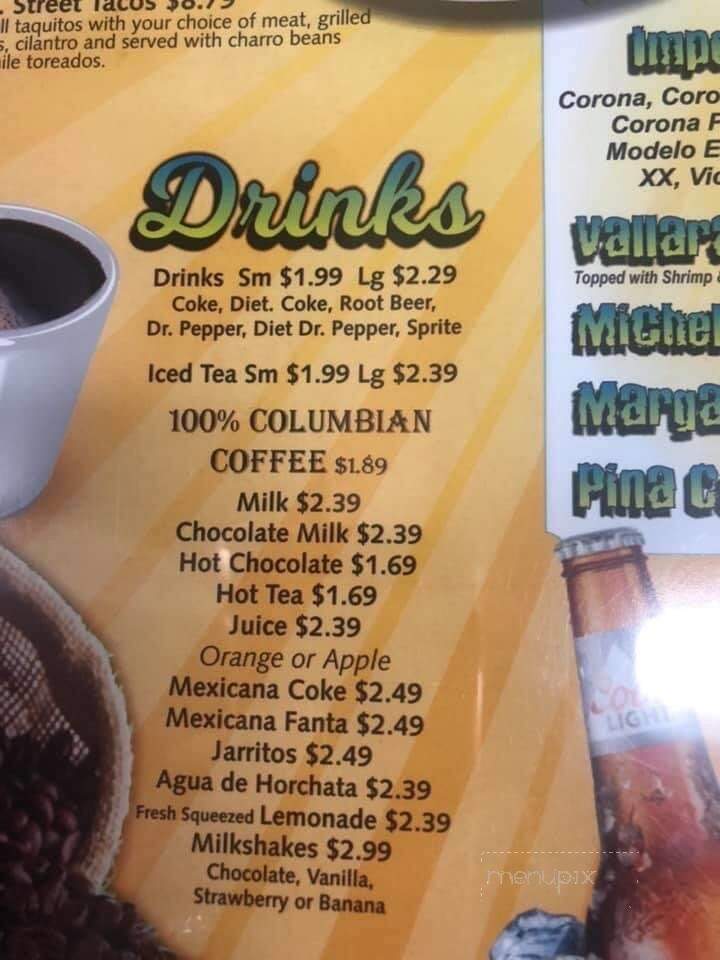 Taqueria Vallarta - Yoakum, TX menu_pic
