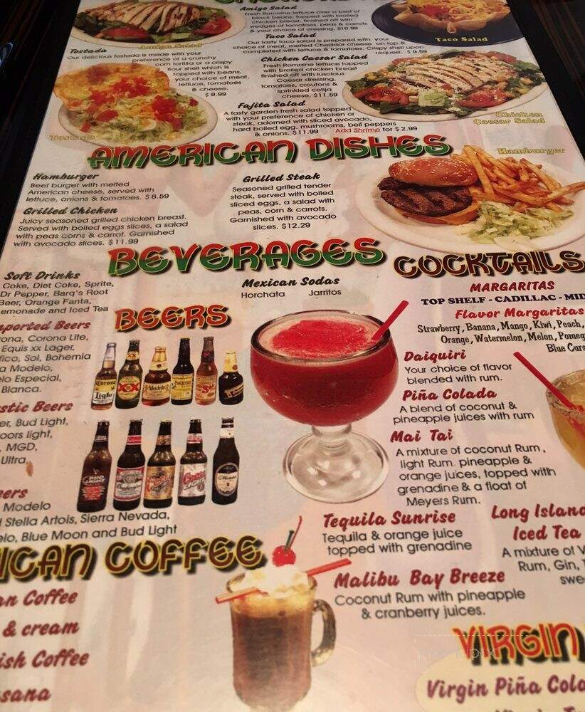 Carlito's Mexican Restaurant - Yuba City, CA menu_pic