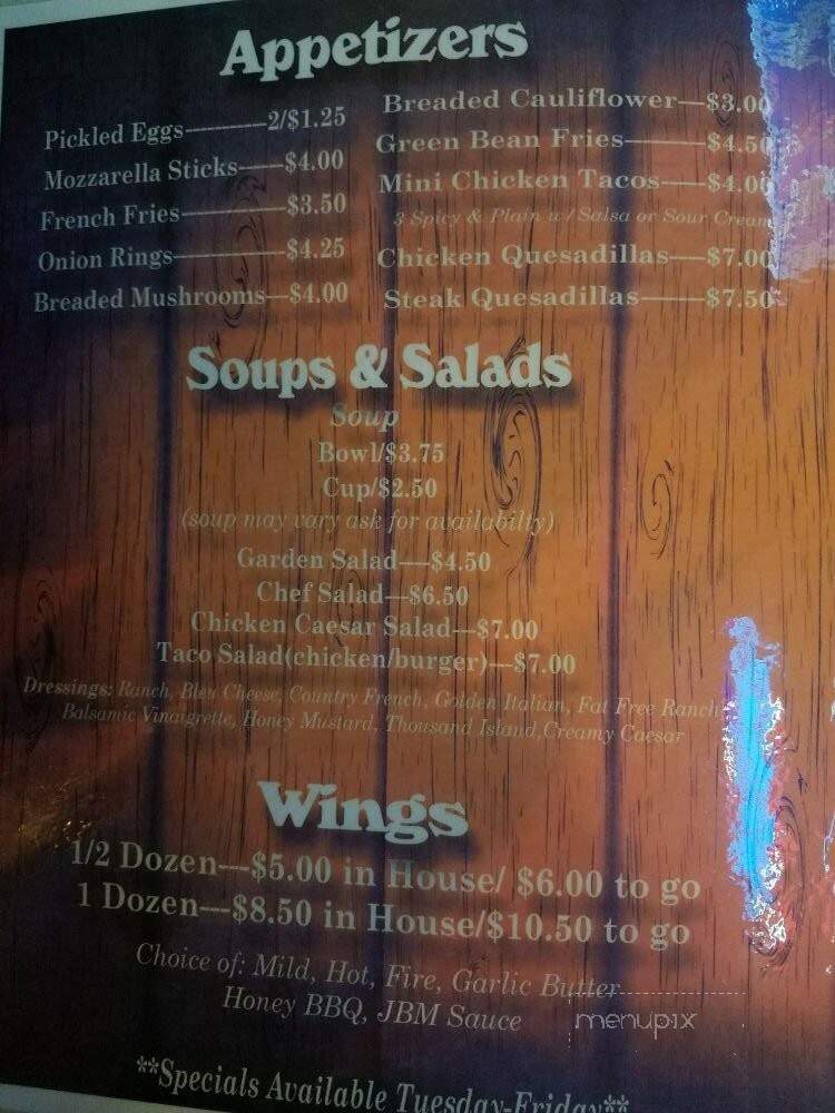 South Mountain Hotel - Fayetteville, PA menu_pic