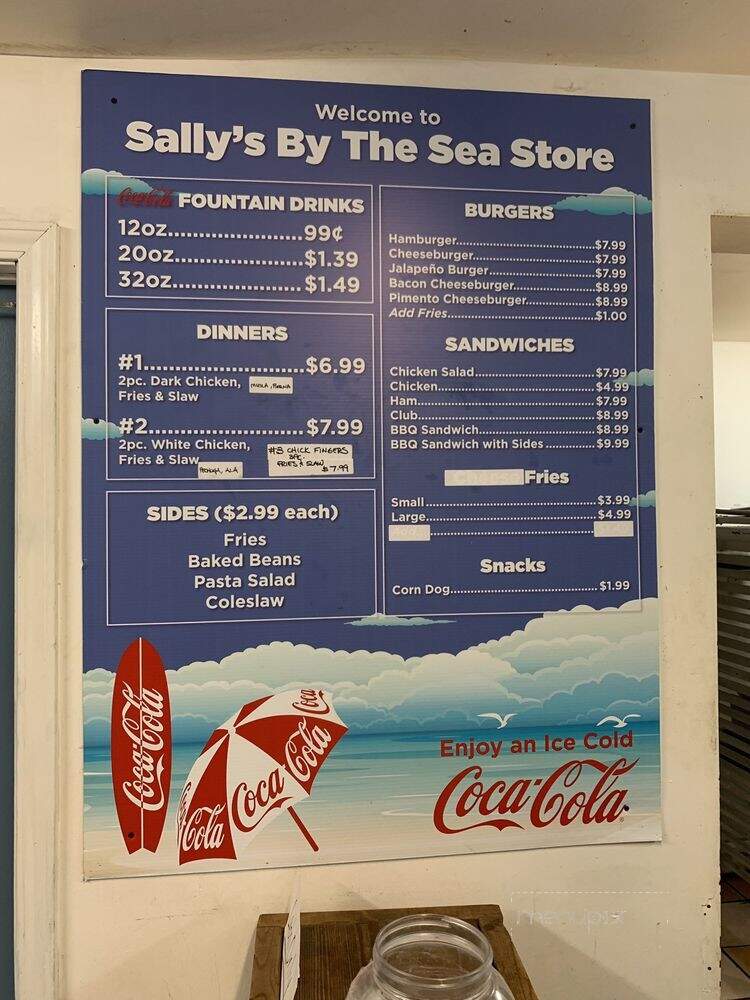 Sally's By The Sea Store - Santa Rosa Beach, FL menu_pic
