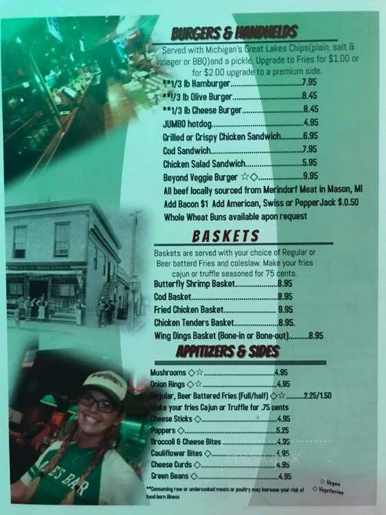 Abie's - Eaton Rapids, MI menu_pic