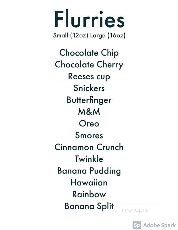 Dairy Twist - Connersville, IN menu_pic