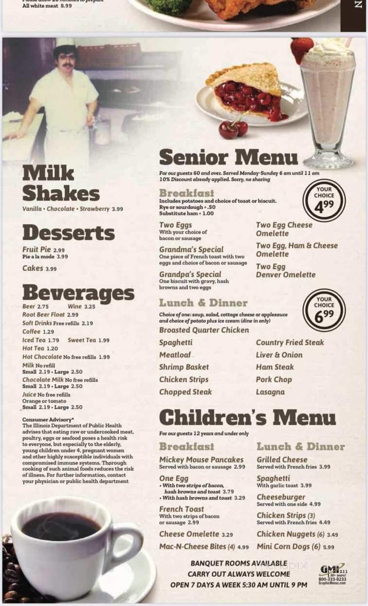 The Hornet's Nest - Heyworth, IL menu_pic