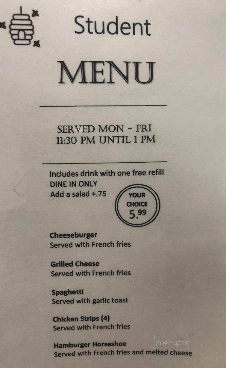 The Hornet's Nest - Heyworth, IL menu_pic