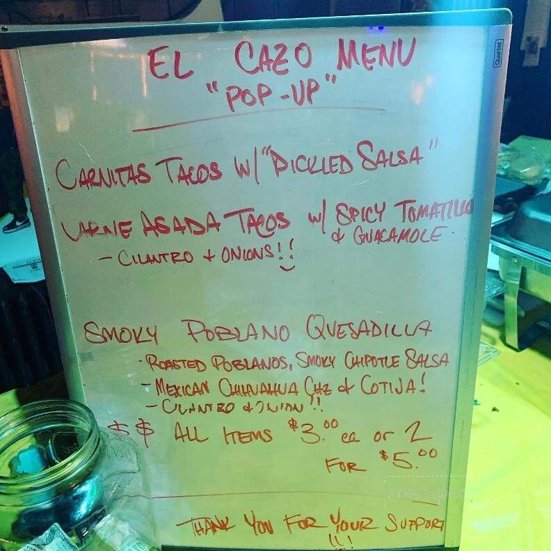 EL CAZO - Detroit, MI menu_pic