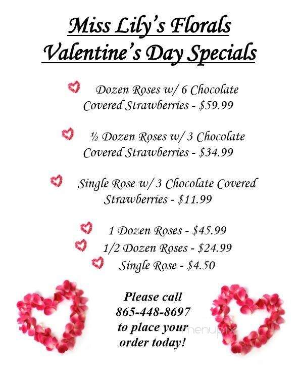Miss Lily's Cafe & Catering - Townsend, TN menu_pic