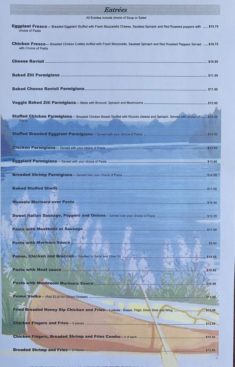 Jimmy's Lakeside Pizza - Milford, PA menu_pic