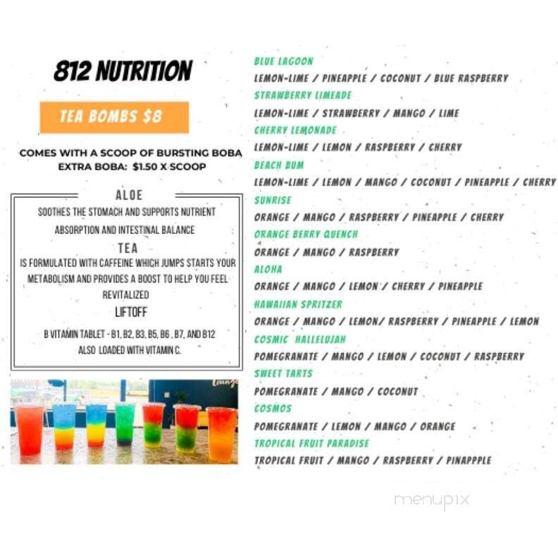 The Nutrition Lounge - Columbus, IN menu_pic