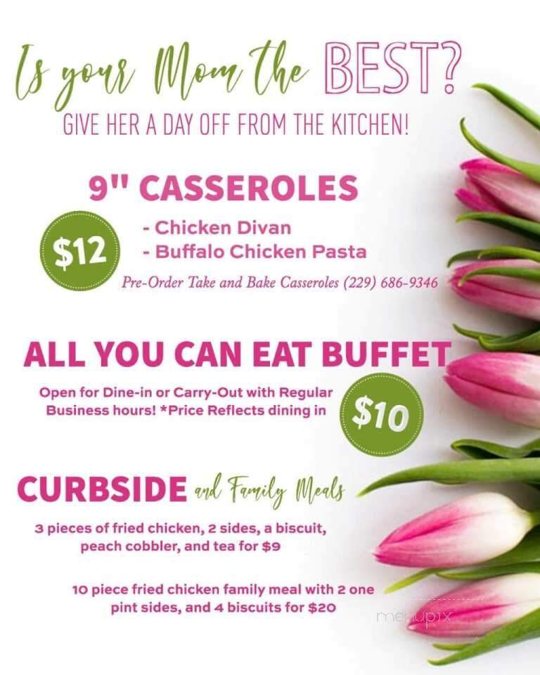 O'Neal's Country Buffet - Thomasville, GA menu_pic