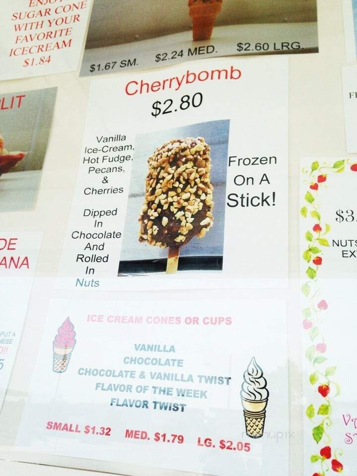 Graham Milk & Ice Cream Co - Ottumwa, IA menu_pic