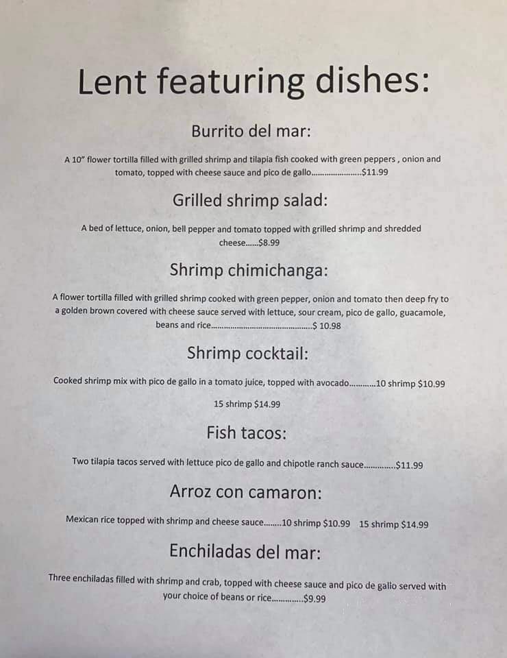 Linton Family Restaurant - Linton, IN menu_pic