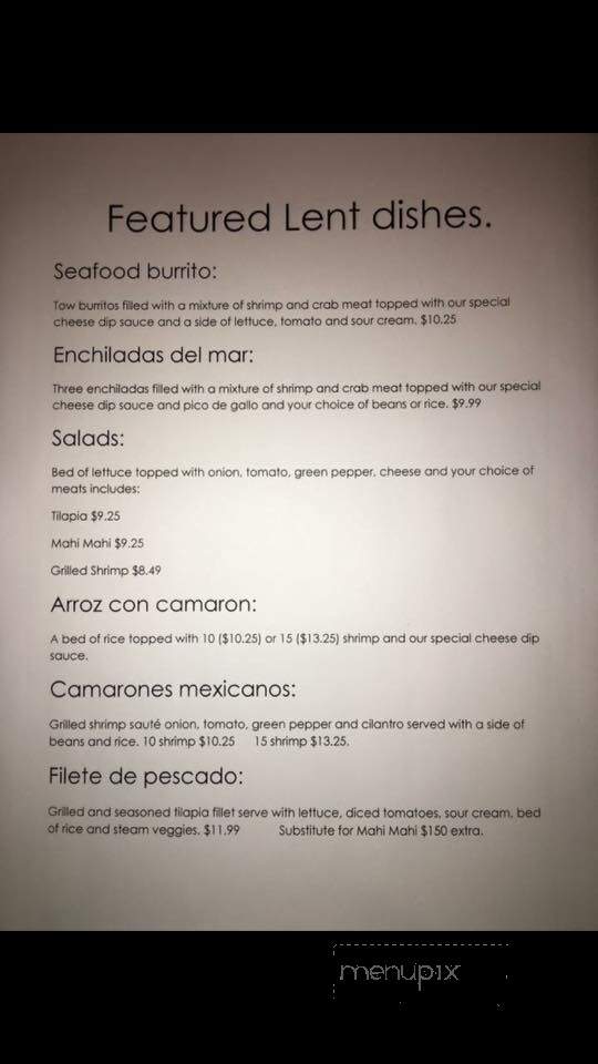 Linton Family Restaurant - Linton, IN menu_pic