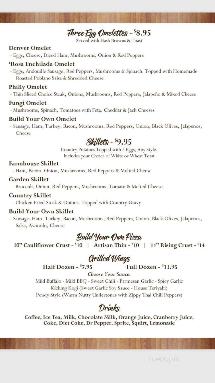 Ponderosa Saloon - Weston, NE menu_pic