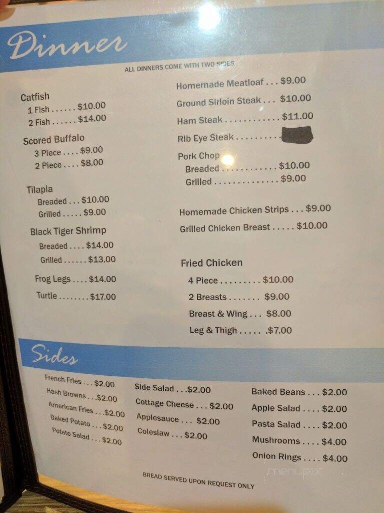 Bernadotte Cafe - Ipava, IL menu_pic