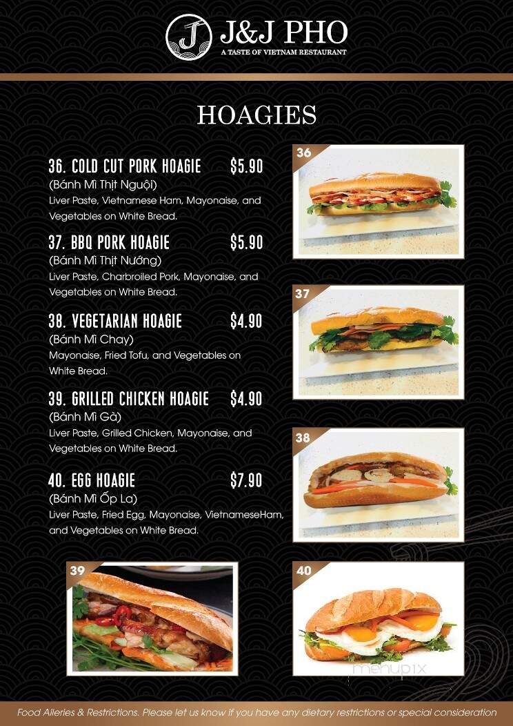 J&J Pho - Elkton, MD menu_pic