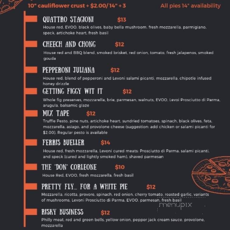 Pour House Pizza and Beer Garden - Hammond, LA menu_pic
