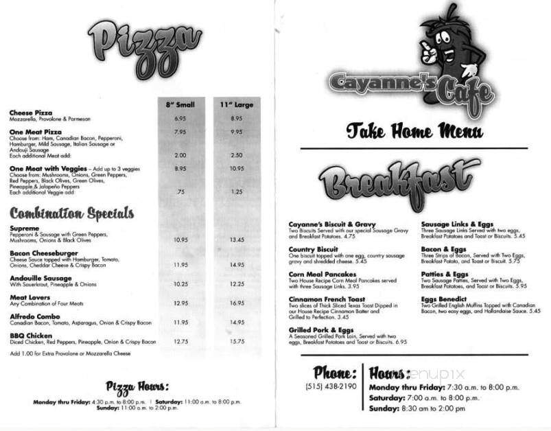 Cayannes' Cafe & Gifts - Woodward, IA