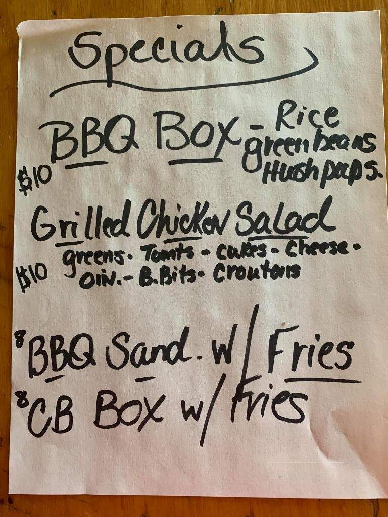 Goat Island Restaurant - Summerton, SC menu_pic