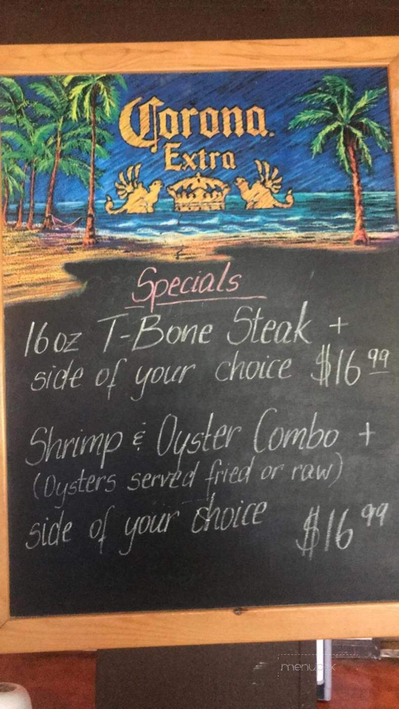 Goat Island Restaurant - Summerton, SC menu_pic