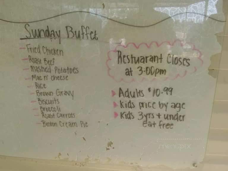 Goat Island Restaurant - Summerton, SC menu_pic