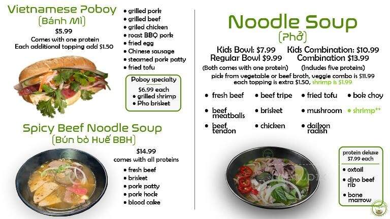 Fresh Vietnamese Bistro and Teahouse - D'Iberville, MS menu_pic