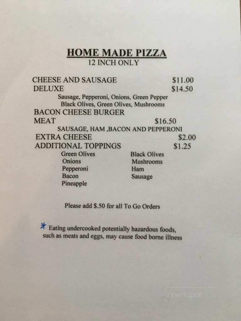 Twin Grove Stage Shop - Juda, WI menu_pic