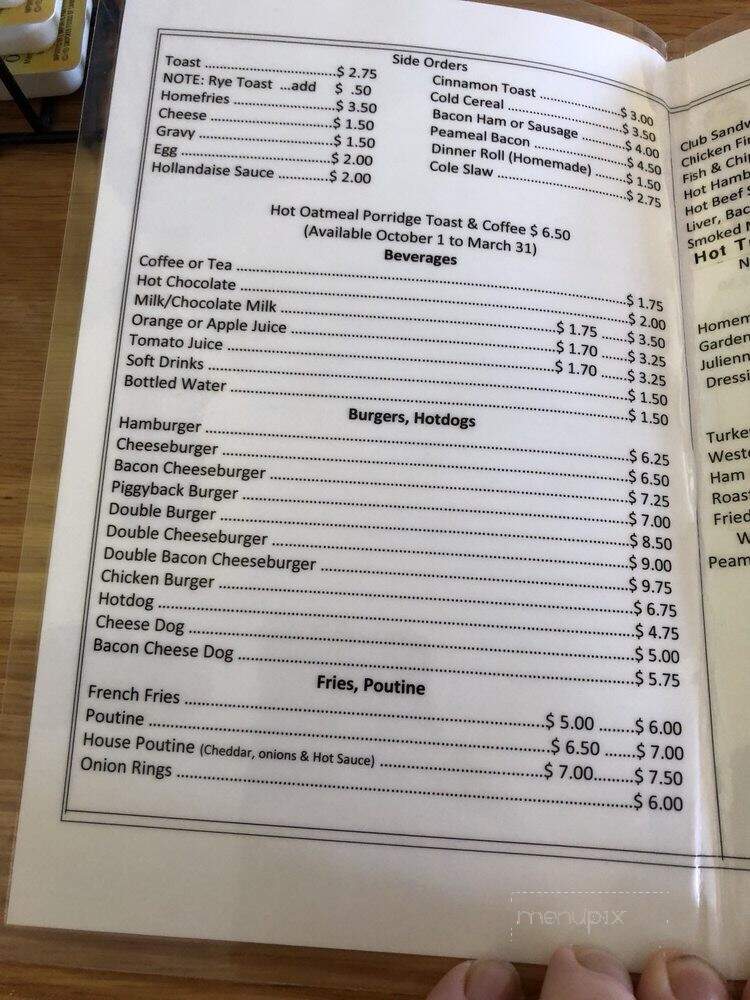 Roosteraunt - Smiths Falls, ON menu_pic