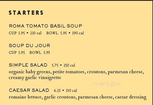 Cafe Nordstrom - Troy, MI menu_pic