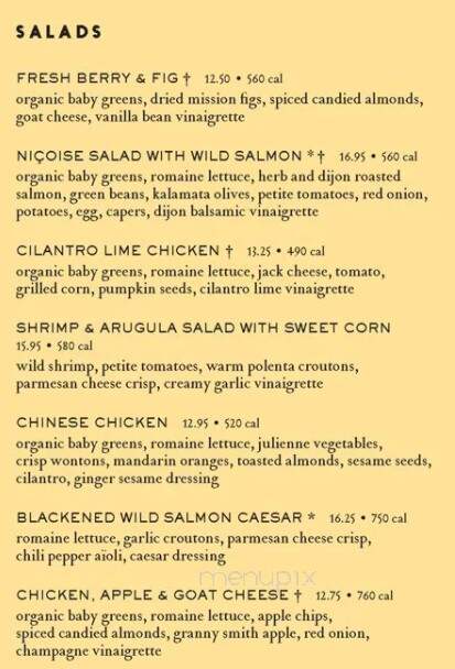 Cafe Nordstrom - Troy, MI menu_pic