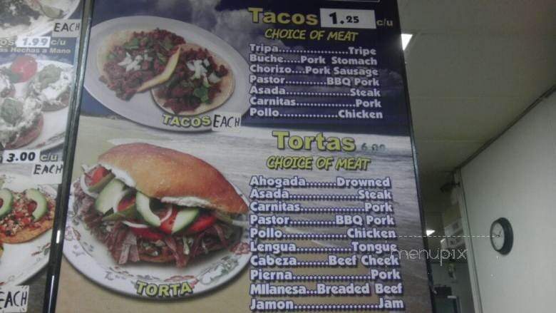 San Francisco Tienda Mexicana - Wilsonville, OR menu_pic