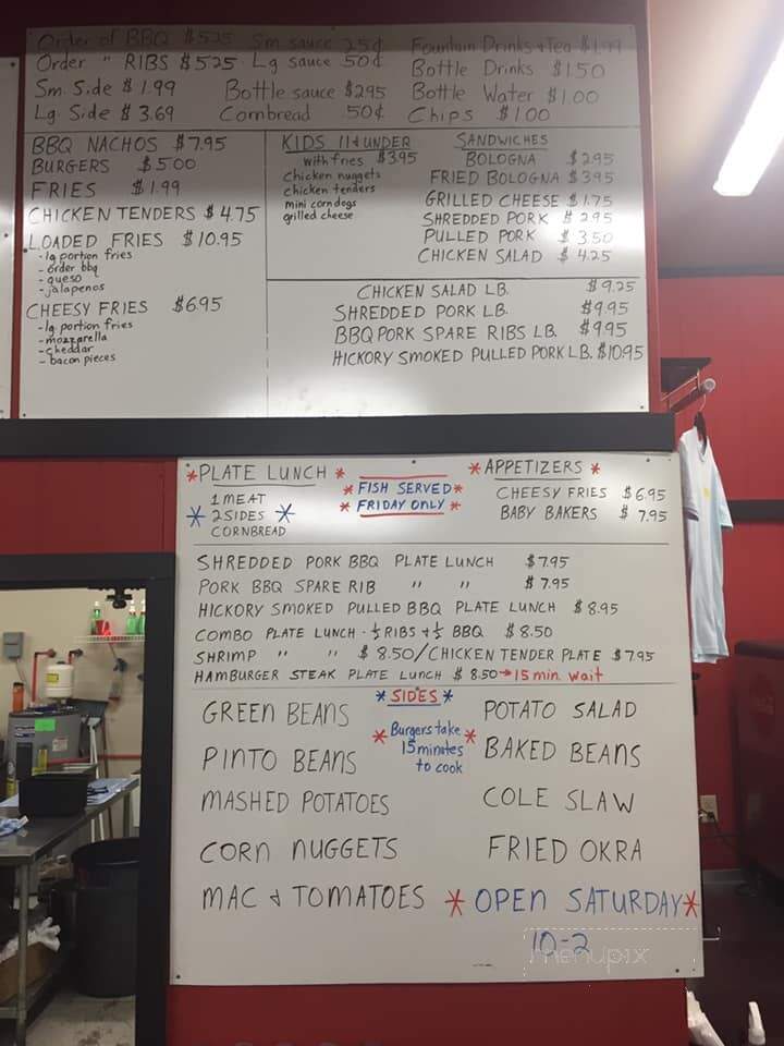 Jims Barbeque - Franklin, KY menu_pic