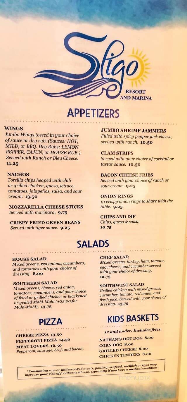 Wheelhouse Restaurant - Smithville, TN menu_pic