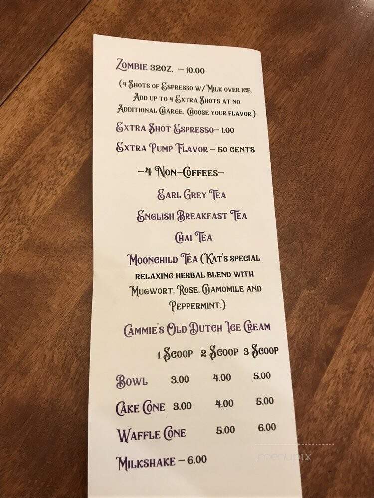 West Main Coffeehouse and Creamery - Prattville, AL menu_pic