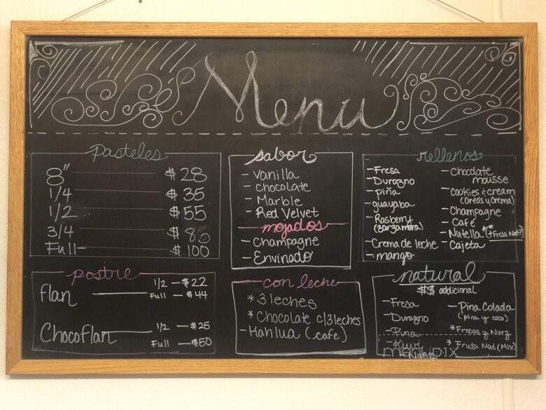 Joey's Bakery - Napa, CA menu_pic