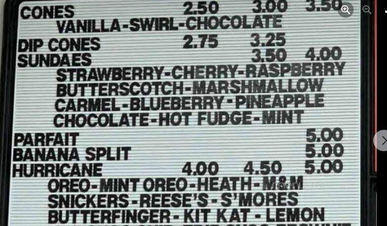 Big Cone Drive Inn - Lamoure, ND menu_pic