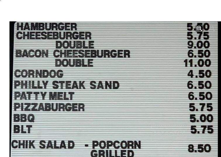 Big Cone Drive Inn - Lamoure, ND menu_pic