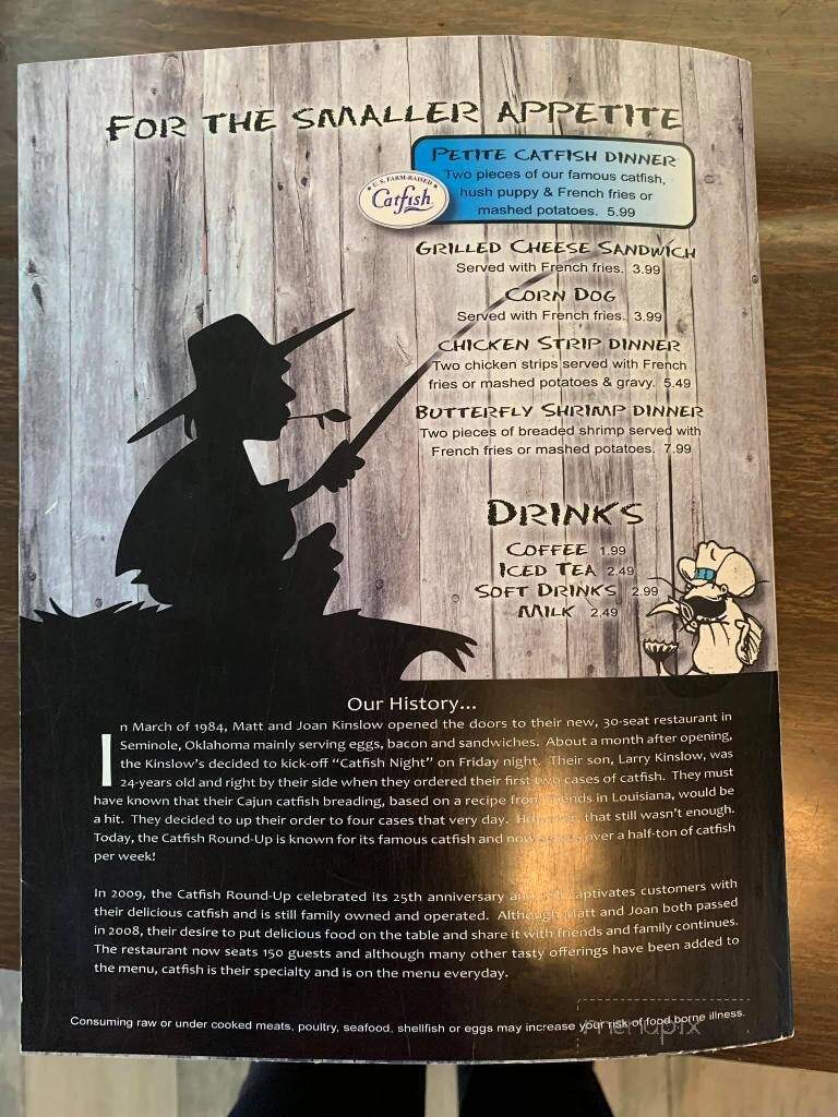 Roundup - Seminole, OK menu_pic