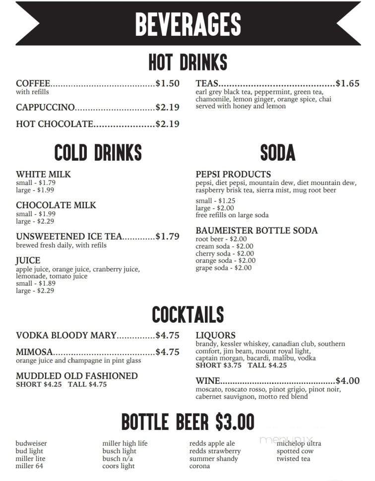 Sportsman's Cafe - Crivitz, WI menu_pic