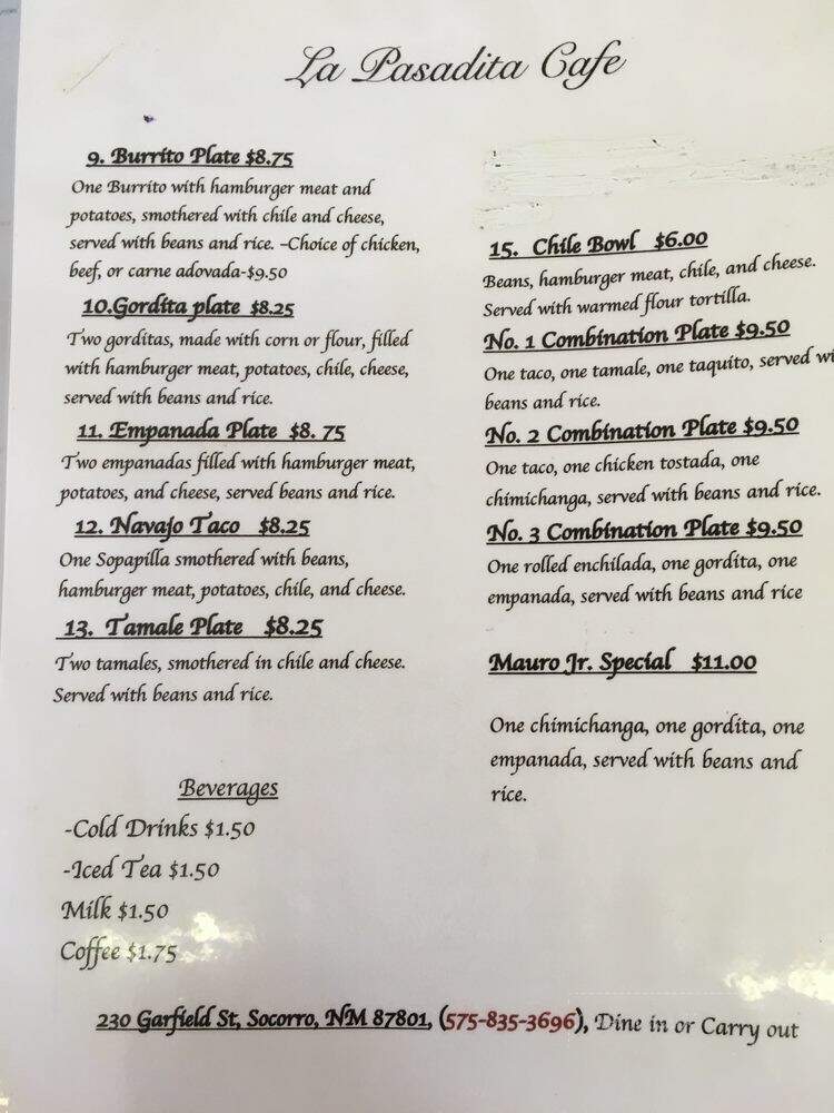 La Pasadita Cafe - Socorro, NM