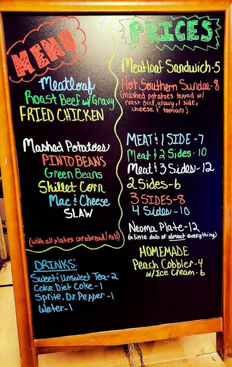 Dillehay's Cafe - Hartsville, TN menu_pic